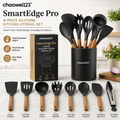 chaowei123™ SmartEdge Pro 8-Piece Silicone Kitchen Utensil Set