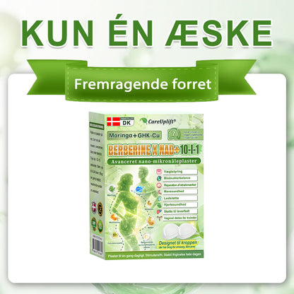 𝑶𝒇𝒇𝒊𝒄𝒊𝒆𝒍 𝑩𝒖𝒕𝒊𝒌 | 🍀🍀 CareUplift® Metabolic Nano Microneedle Patch 🇩🇰 Bruges én gang dagligt | Berberin + Moringa-formel Til dig, der ønsker støtte til vægtkontrol, en lettere hverdag og øget velvære ✅