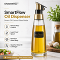 chaowei123™ SmartFlow Smart Oil Control Glass Dispenser Bottle